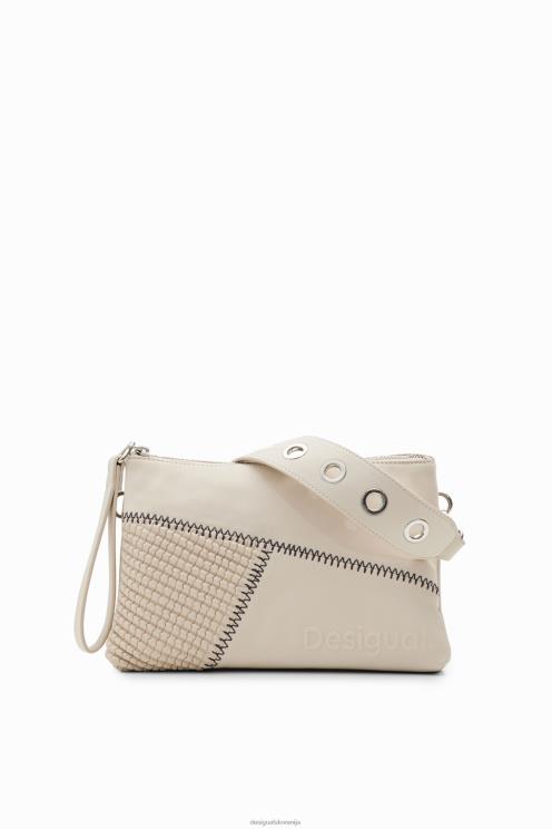 pripomoček NFXLT1289 ženske Desigual srednje velika patchwork torbica za čez ramo