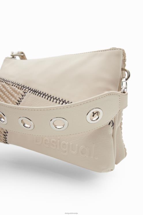 pripomoček NFXLT1289 ženske Desigual srednje velika patchwork torbica za čez ramo