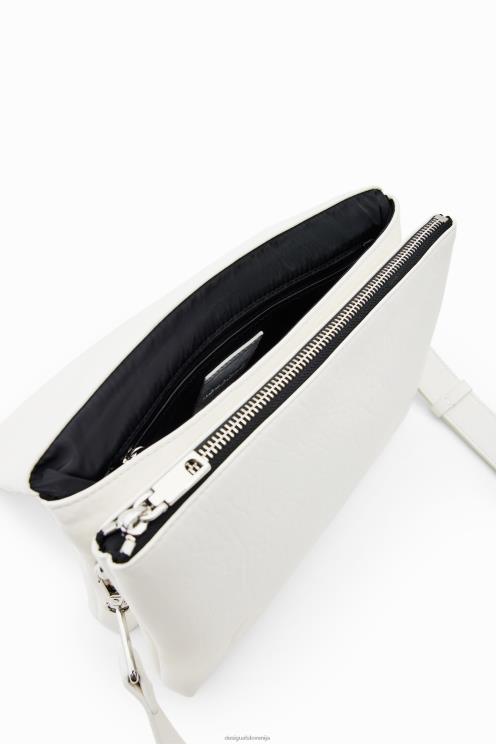 pripomoček NFXLT1313 ženske Desigual srednje velika torbica za čez ramo z izvezenimi rožami