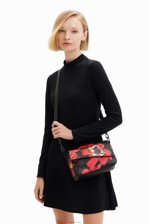 pripomoček NFXLT1319 ženske Desigual majhna cvetlična torbica za čez ramo