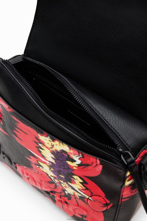 pripomoček NFXLT1319 ženske Desigual majhna cvetlična torbica za čez ramo