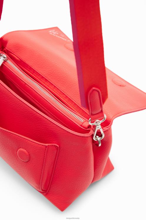 pripomoček NFXLT1333 ženske Desigual srednje velika torba za čez ramo s polovičnim logotipom