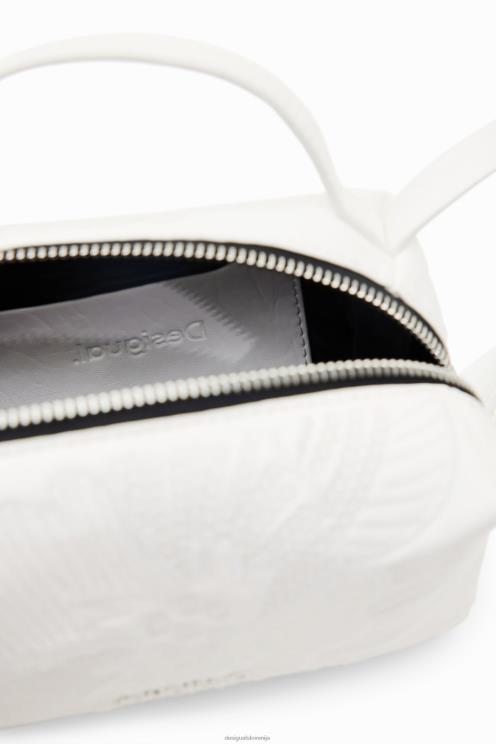 pripomoček NFXLT1346 ženske Desigual mini torbica za čez ramo z izvezenimi rožicami