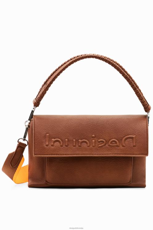 pripomoček NFXLT137 ženske Desigual srednje velika torba za čez ramo z logotipom