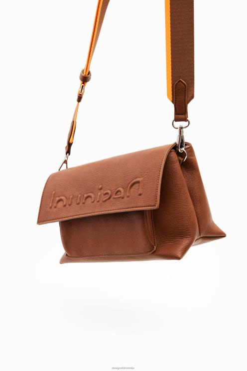 pripomoček NFXLT137 ženske Desigual srednje velika torba za čez ramo z logotipom