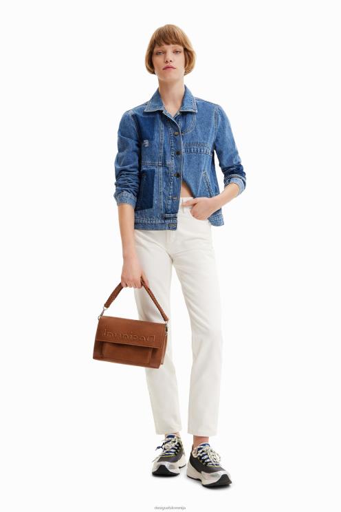 pripomoček NFXLT137 ženske Desigual srednje velika torba za čez ramo z logotipom