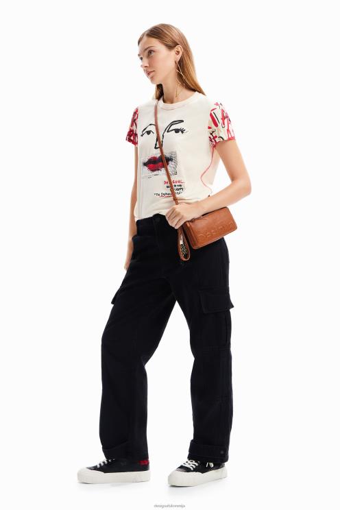 pripomoček NFXLT1403 ženske Desigual vreča čez telo