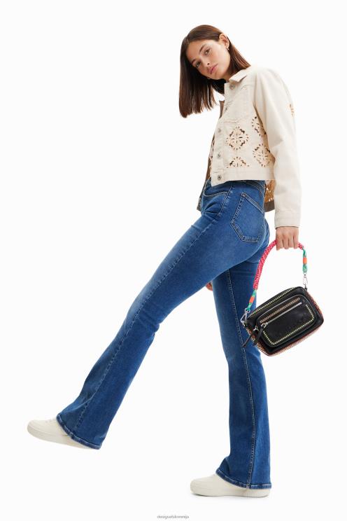 pripomoček NFXLT25 ženske Desigual majhna vezena torbica čez telo