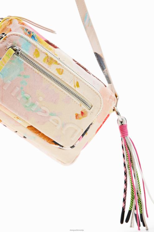 pripomoček NFXLT555 ženske Desigual majhna poslikana torbica za čez ramo