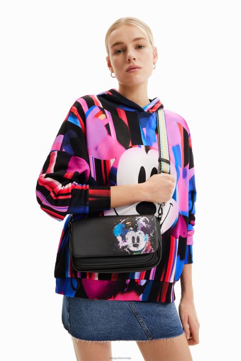 pripomoček NFXLT561 ženske Desigual srednje velika disneyjeva torbica za čez telo Mickey Mouse