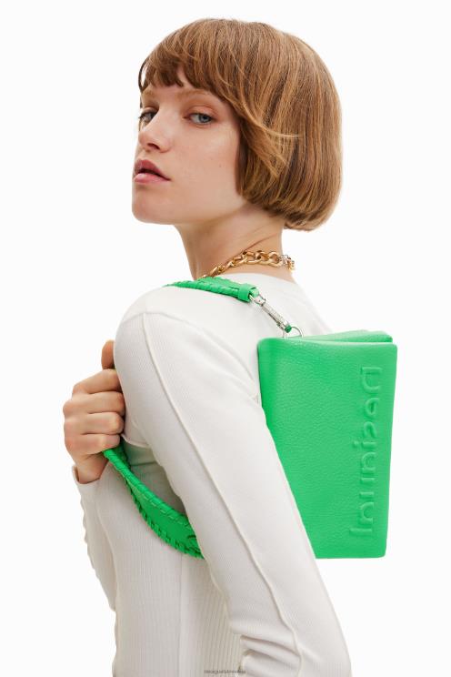 pripomoček NFXLT74 ženske Desigual mini torbica za čez ramo s polovičnim logotipom