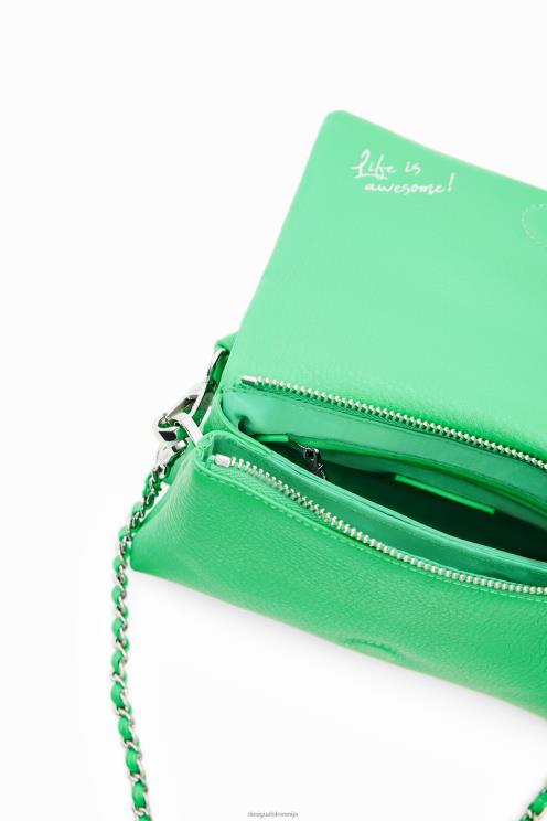 pripomoček NFXLT74 ženske Desigual mini torbica za čez ramo s polovičnim logotipom