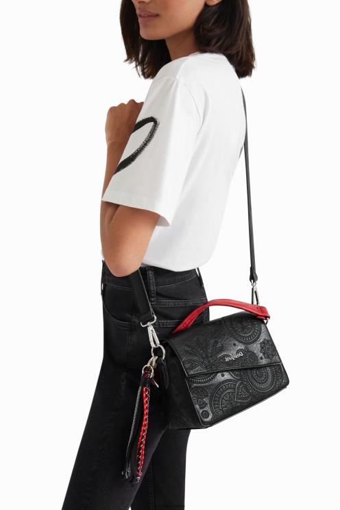 pripomoček NFXLT1291 ženske Desigual zavihek torbice asimetričen