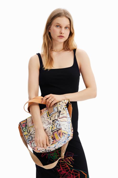 pripomoček NFXLT365 ženske Desigual srednje velika torbica Disney's Mickey Mouse