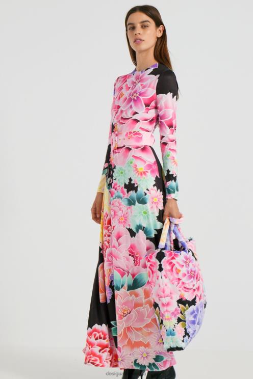 pripomoček NFXLT378 ženske Desigual velika torbica s cvetjem