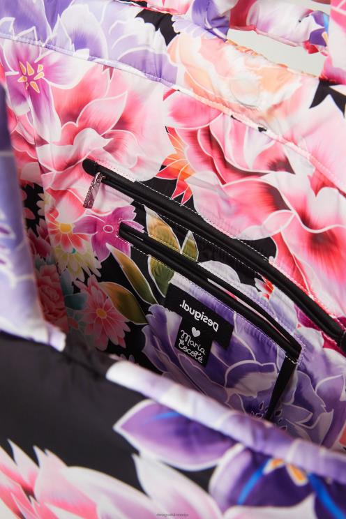 pripomoček NFXLT378 ženske Desigual velika torbica s cvetjem