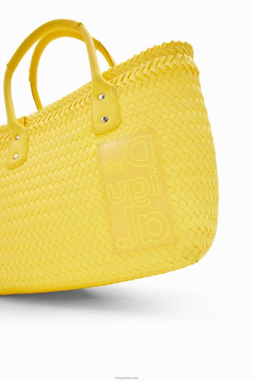 pripomoček NFXLT665 ženske Desigual srednje velika tkana velika torba