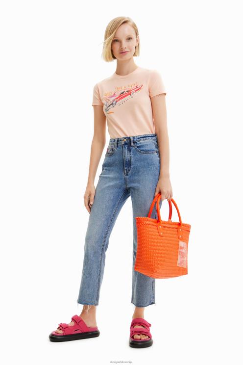 pripomoček NFXLT732 ženske Desigual srednje velika tkana velika torba