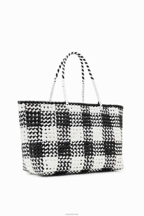 pripomoček NFXLT807 ženske Desigual xl pletena velika torba