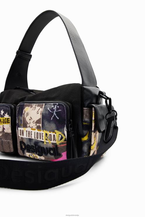 pripomoček NFXLT1182 ženske Desigual velika platnena časopisna torba