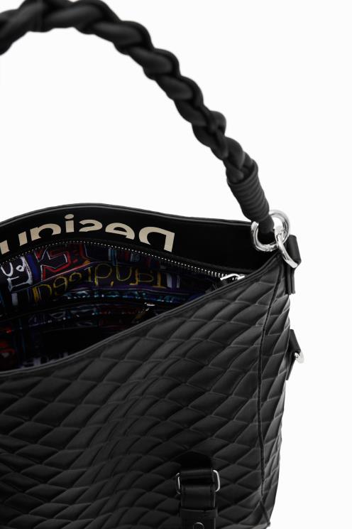 pripomoček NFXLT1195 ženske Desigual reliefna torba srednje velikosti