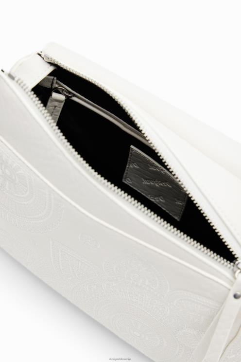 pripomoček NFXLT1241 ženske Desigual majhna vezena torbica