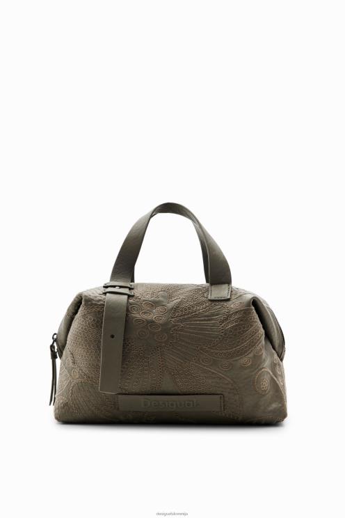 pripomoček NFXLT1260 ženske Desigual srednje velika torba s cvetličnim vezenjem