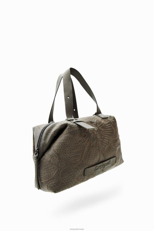 pripomoček NFXLT1260 ženske Desigual srednje velika torba s cvetličnim vezenjem