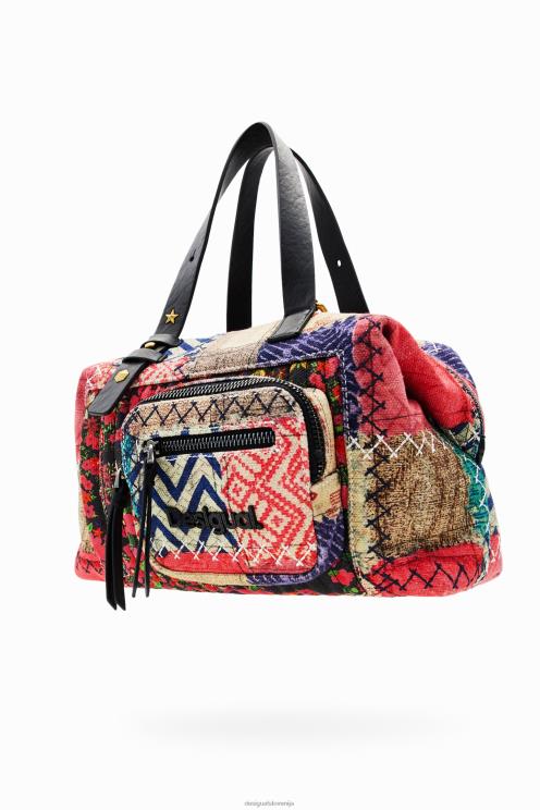 pripomoček NFXLT1267 ženske Desigual platnena patchwork torba srednje velikosti
