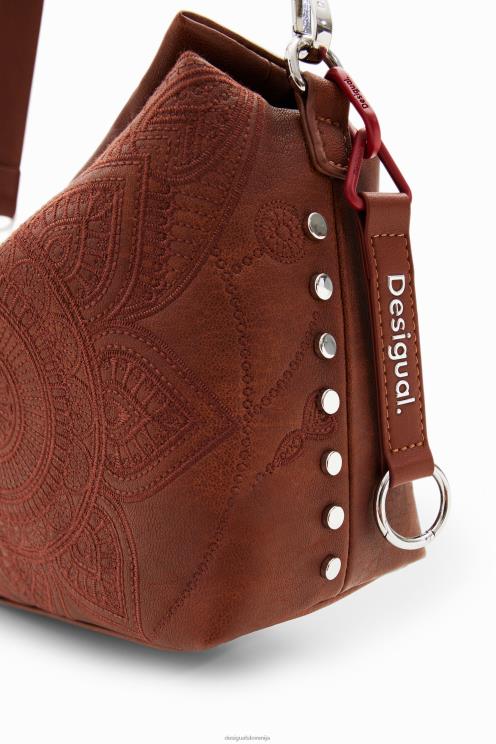 pripomoček NFXLT1299 ženske Desigual srednje velika vezena torba