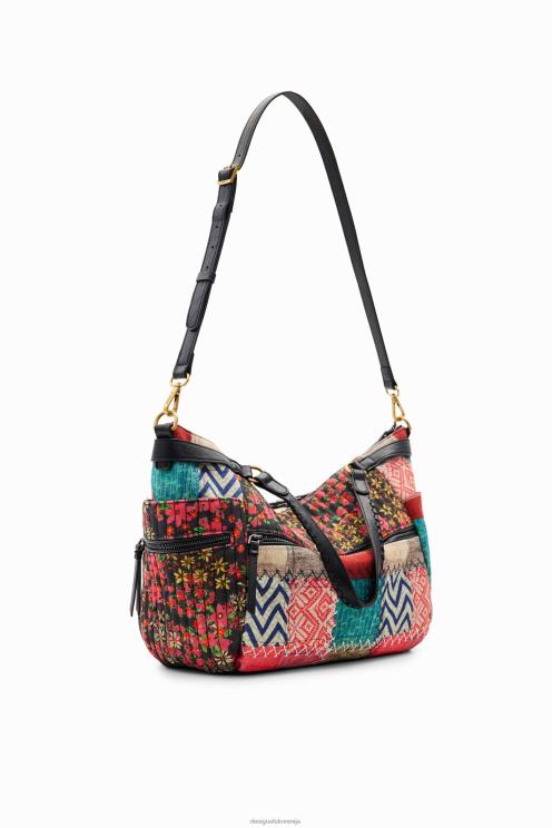 pripomoček NFXLT1314 ženske Desigual velika platnena patchwork torba