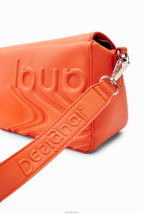 pripomoček NFXLT1321 ženske Desigual majhna torbica z vtisnjenim logotipom