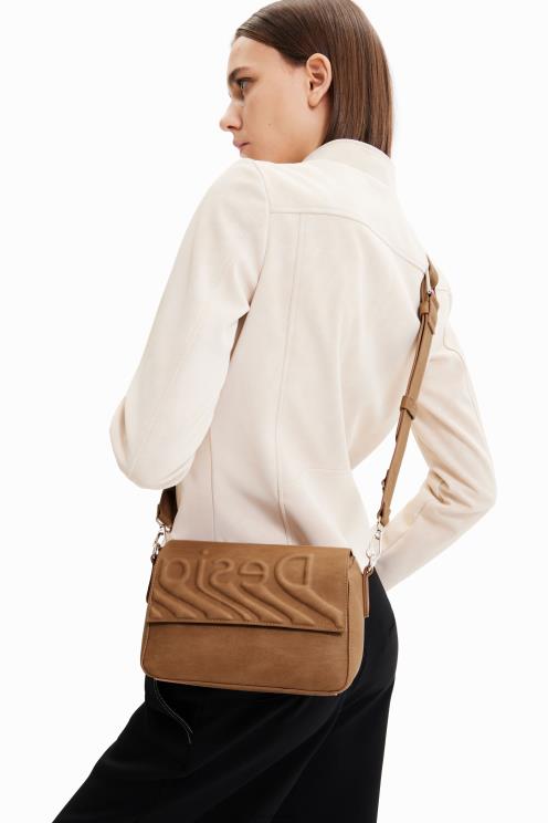 pripomoček NFXLT1322 ženske Desigual majhna torbica z vtisnjenim logotipom