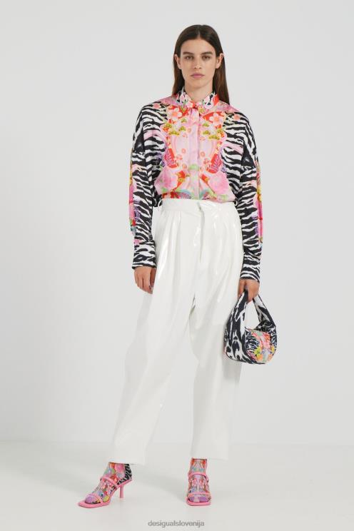 pripomoček NFXLT1334 ženske Desigual zebra torba za zanke