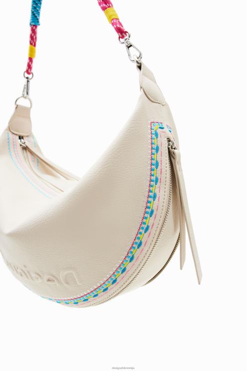 pripomoček NFXLT1337 ženske Desigual srednje velika vezena torba