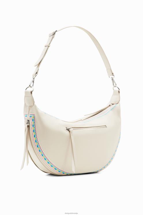 pripomoček NFXLT1337 ženske Desigual srednje velika vezena torba