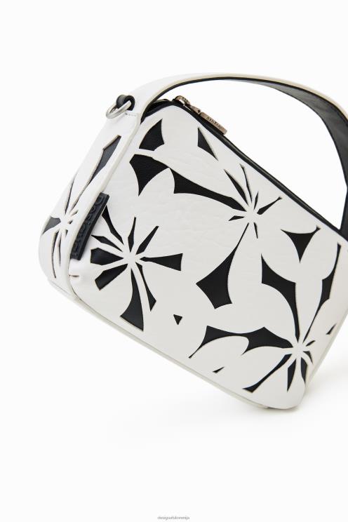 pripomoček NFXLT1341 ženske Desigual mini izsekana torbica s cvetjem