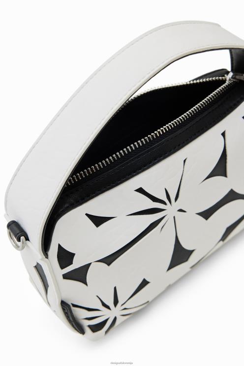 pripomoček NFXLT1341 ženske Desigual mini izsekana torbica s cvetjem
