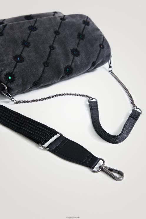 pripomoček NFXLT1382 ženske Desigual torbica z denim efektom