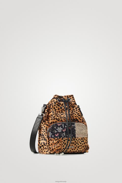 pripomoček NFXLT1393 ženske Desigual vreča torba živalski tisk