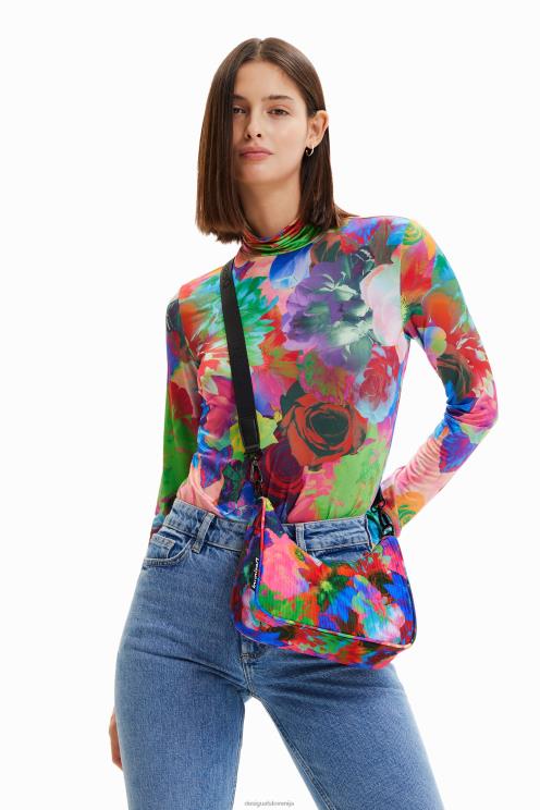 pripomoček NFXLT823 ženske Desigual majhna cvetlična vrečka